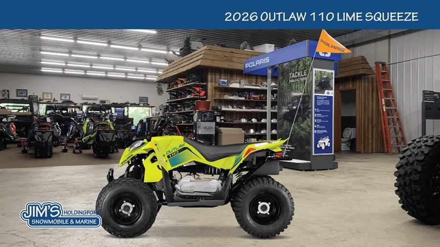 2026 Polaris Outlaw® 110 EFI - Lime Squeeze