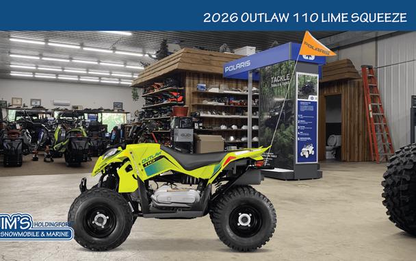 2026 Polaris Outlaw® 110 EFI - Lime Squeeze