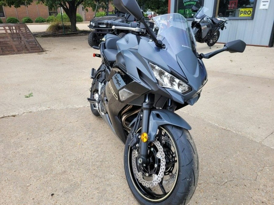 2024 Kawasaki Ninja 650 ABS Metallic Matte Dark Gray/Metallic S