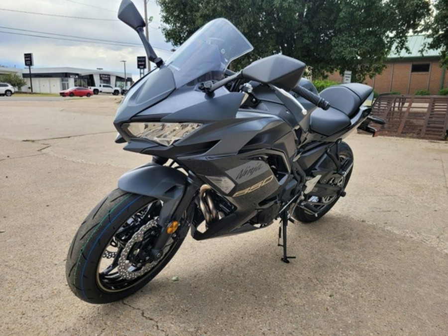 2024 Kawasaki Ninja 650 ABS Metallic Matte Dark Gray/Metallic S