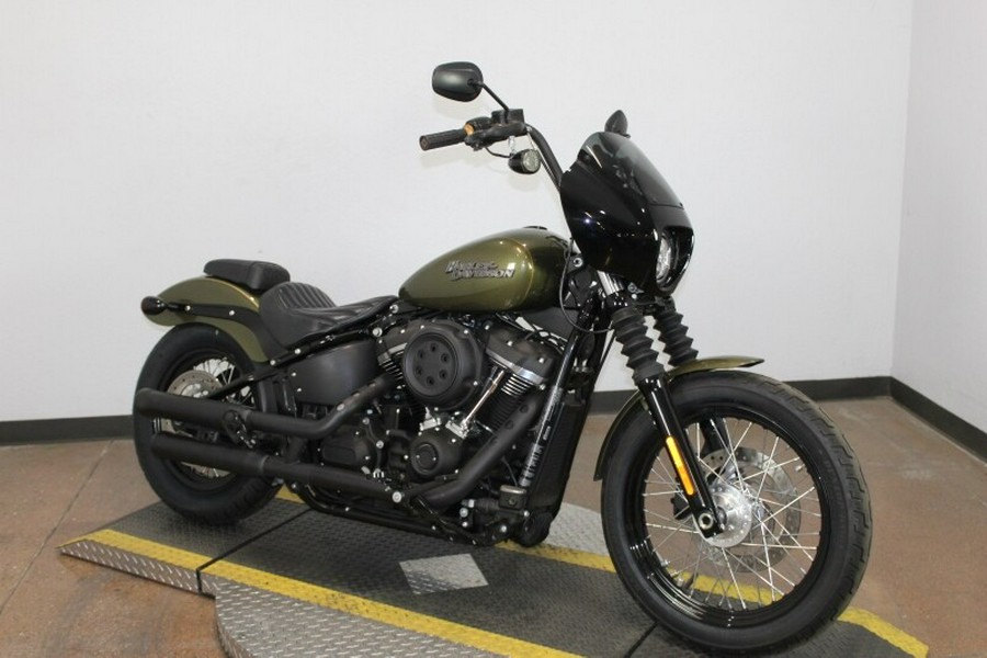 Harley-Davidson Street Bob 2018 FXBB 077122T OLIVE GOLD W/PINSTRIPE