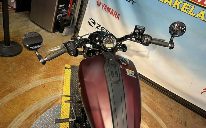 2026 Indian Scout Bobber Maroon Metallic Smoke
