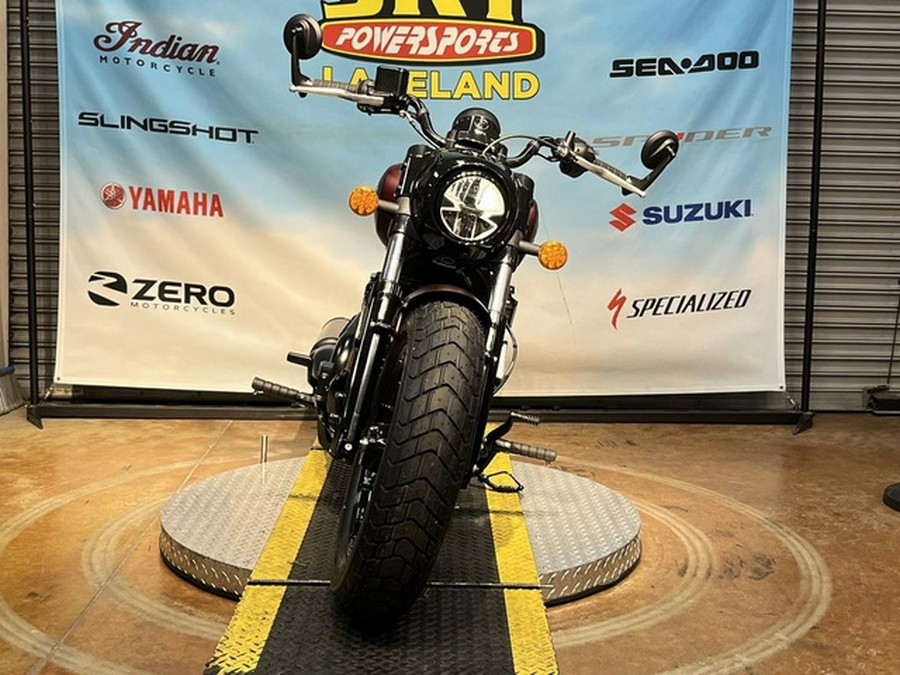 2026 Indian Scout Bobber Maroon Metallic Smoke
