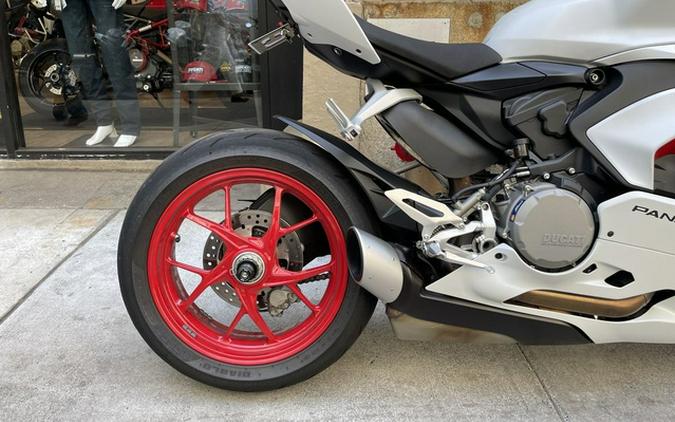 2023 Ducati Panigale V2 White Rosso Livery