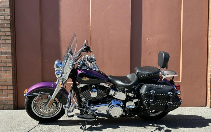 Harley-Davidson® Heritage Softail® Classic Black & Purple