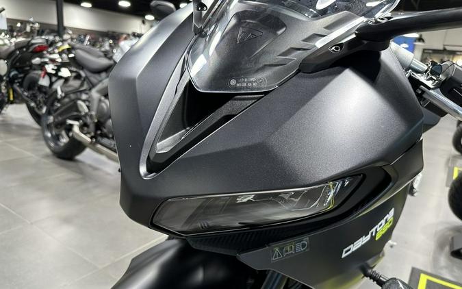 2025 Triumph Daytona 660 Satin Granite/Satin Black