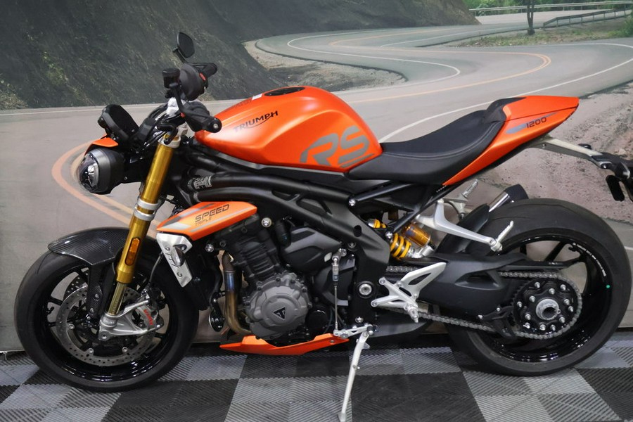 2023 Triumph Speed Triple 1200 RS Matte Baja Orange