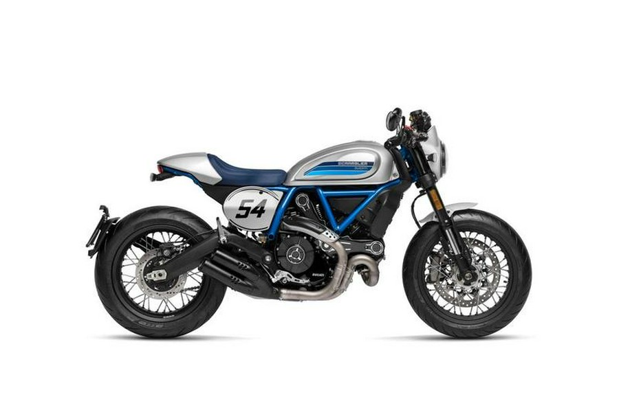 2020 Ducati Scrambler Cafe Racer Silver Ice Matte