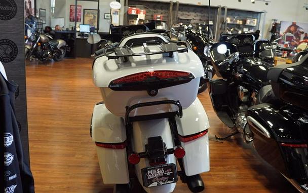 2025 Indian Motorcycle® Pursuit® Dark Horse® 112 w/PowerBand Audio Ghost White Metallic Crystal wit