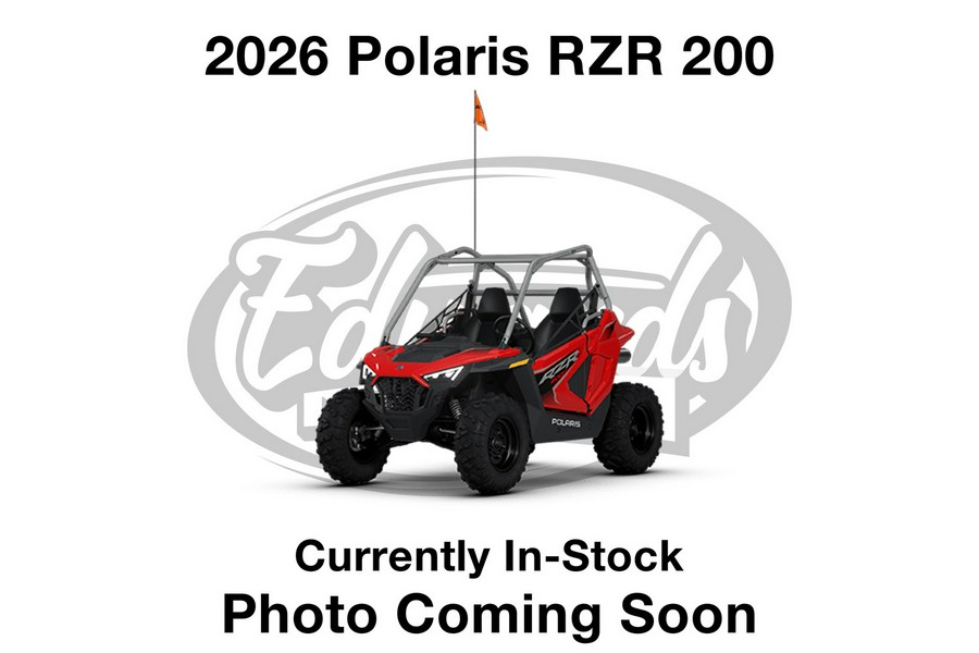 2026 Polaris RZR 200 EFI INDY RED