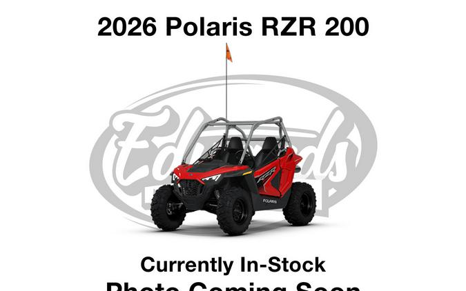 2026 Polaris RZR 200 EFI INDY RED