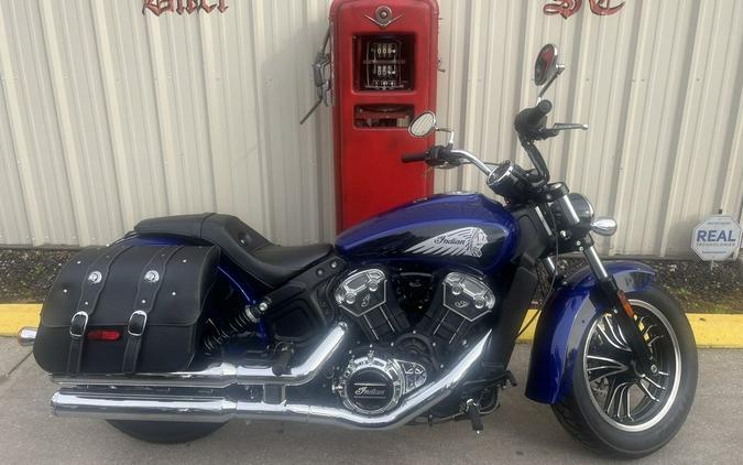 2023 Indian Motorcycle® Scout® ABS Spirit Blue Metallic/Black Metallic