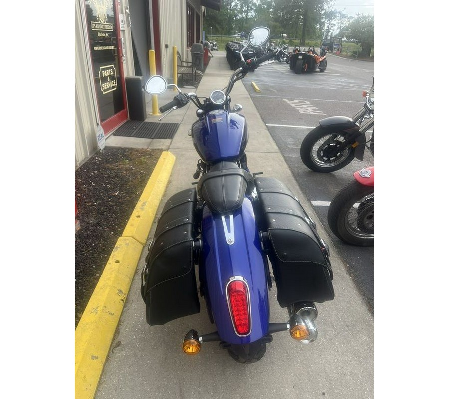 2023 Indian Motorcycle® Scout® ABS Spirit Blue Metallic/Black Metallic