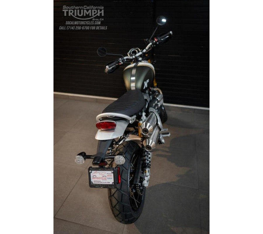 2026 Triumph Scrambler 1200 XE Matte khaki green