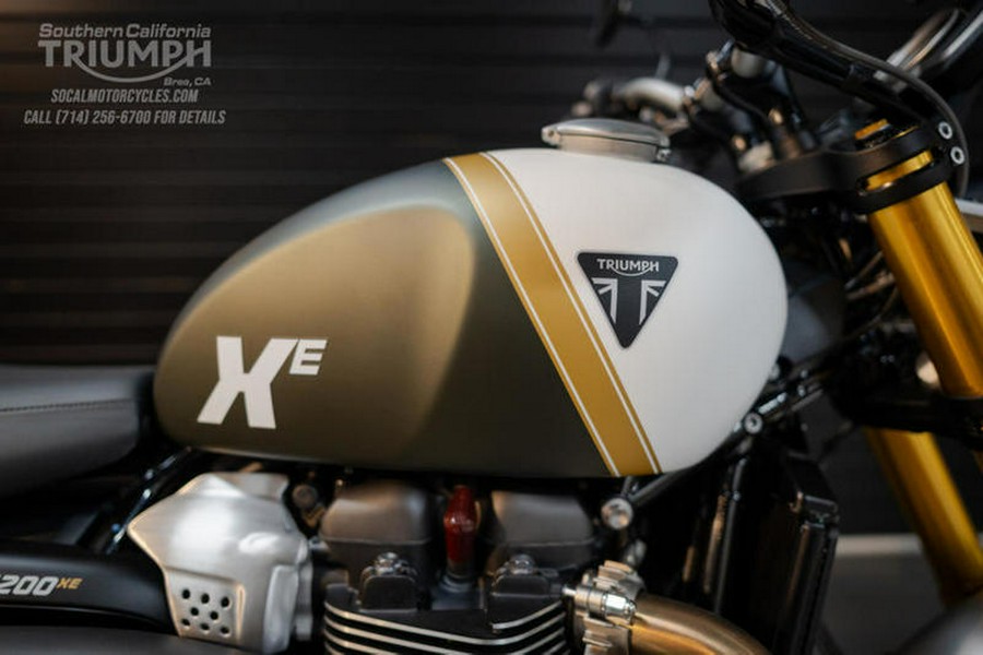 2026 Triumph Scrambler 1200 XE Matte khaki green