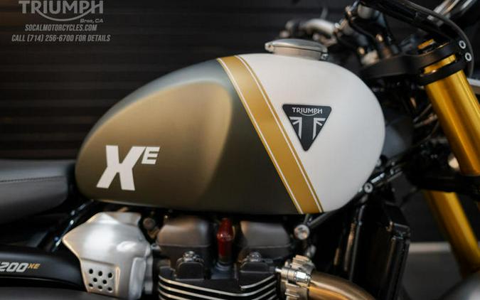 2026 Triumph Scrambler 1200 XE Matte khaki green