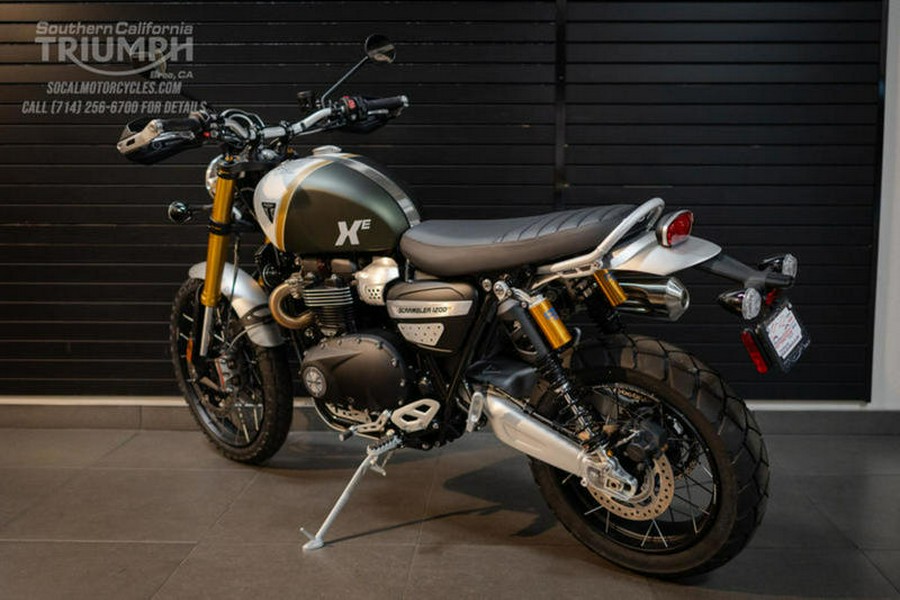 2026 Triumph Scrambler 1200 XE Matte khaki green