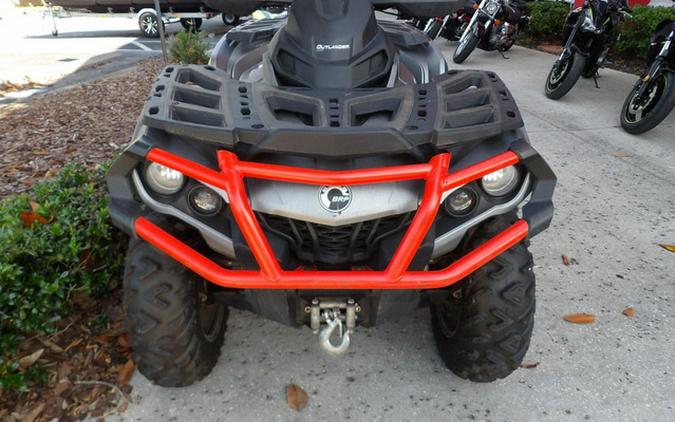 2018 Can-Am Outlander XT 650 Brushed Aluminum & Can-Am Red