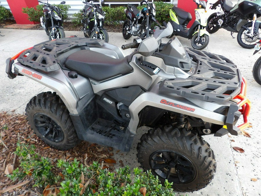 2018 Can-Am Outlander XT 650 Brushed Aluminum & Can-Am Red