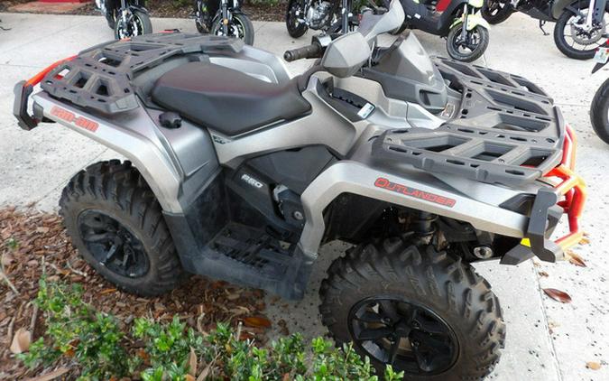 2018 Can-Am Outlander XT 650 Brushed Aluminum & Can-Am Red