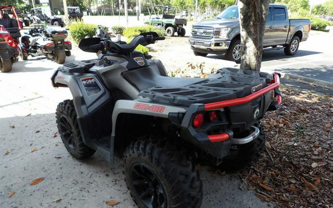 2018 Can-Am Outlander XT 650 Brushed Aluminum & Can-Am Red