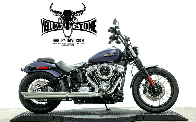 2025 Harley-Davidson® Street Bob® Purple Abyss Denim w/Laced Wheels