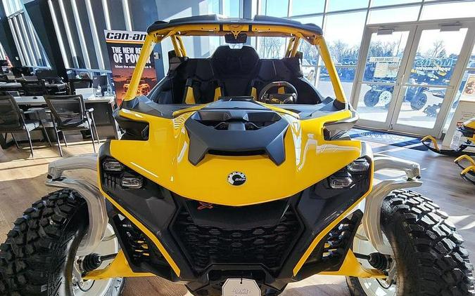 2024 Can-Am® Maverick R X RS with Smart-Shox Carbon Black & Neo Yellow