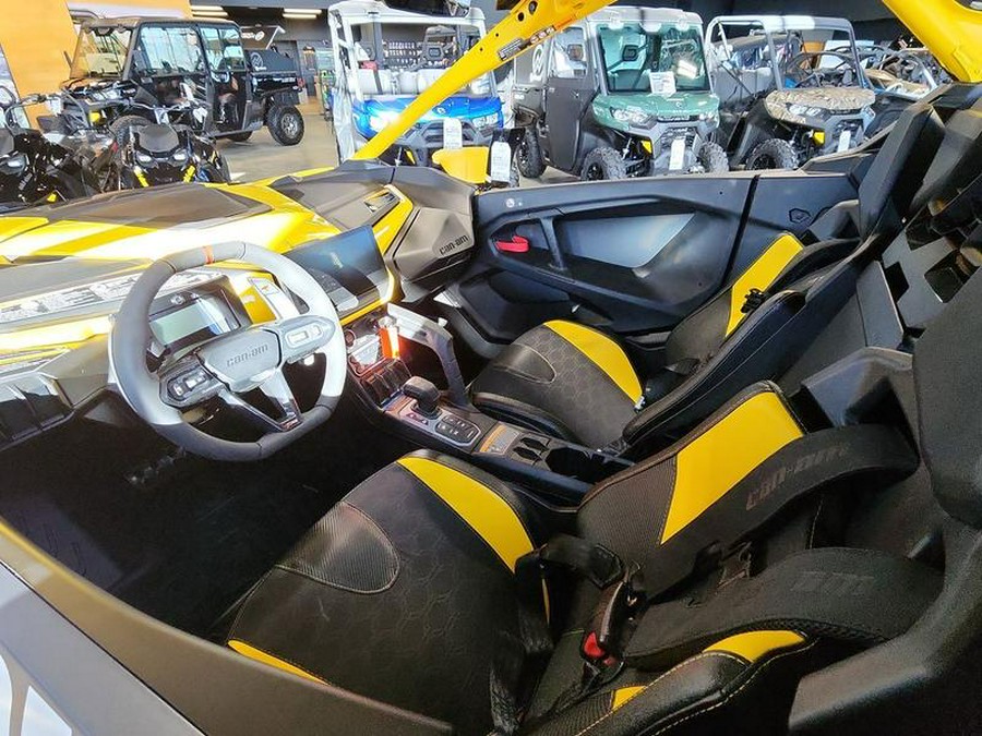 2024 Can-Am® Maverick R X RS with Smart-Shox Carbon Black & Neo Yellow