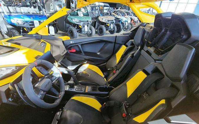 2024 Can-Am® Maverick R X RS with Smart-Shox Carbon Black & Neo Yellow