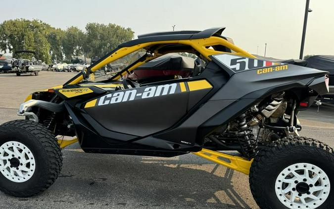 2024 Can-Am® Maverick R X RS with Smart-Shox Carbon Black & Neo Yellow