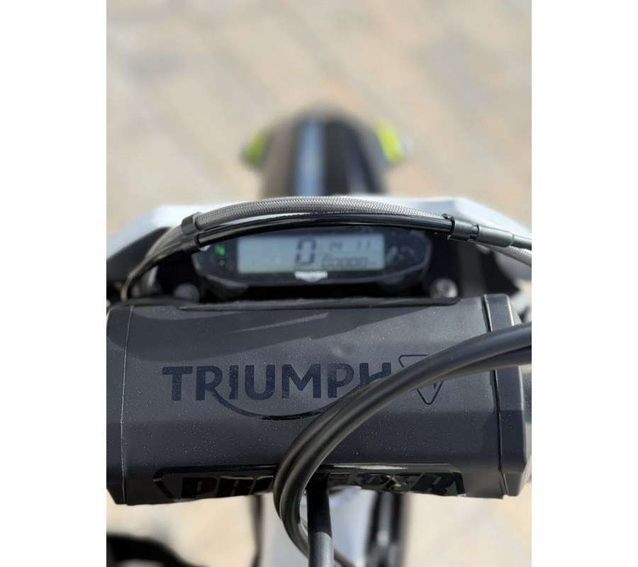 2026 Triumph TF 450-E Jet Black/Pure White