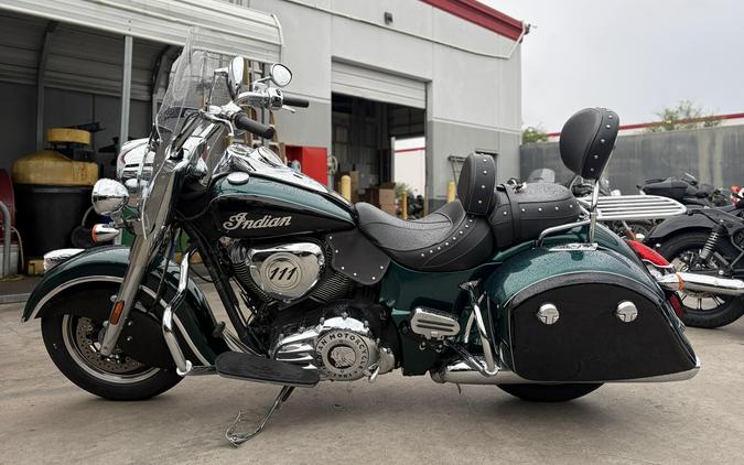 2018 Indian Motorcycle SPRINGFIELD METALLIC JADETHNDR BLK 49ST