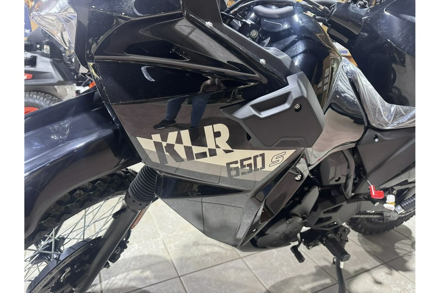 2026 Kawasaki KLR® 650 S Base (DUAL) - Metallic Spark Black
