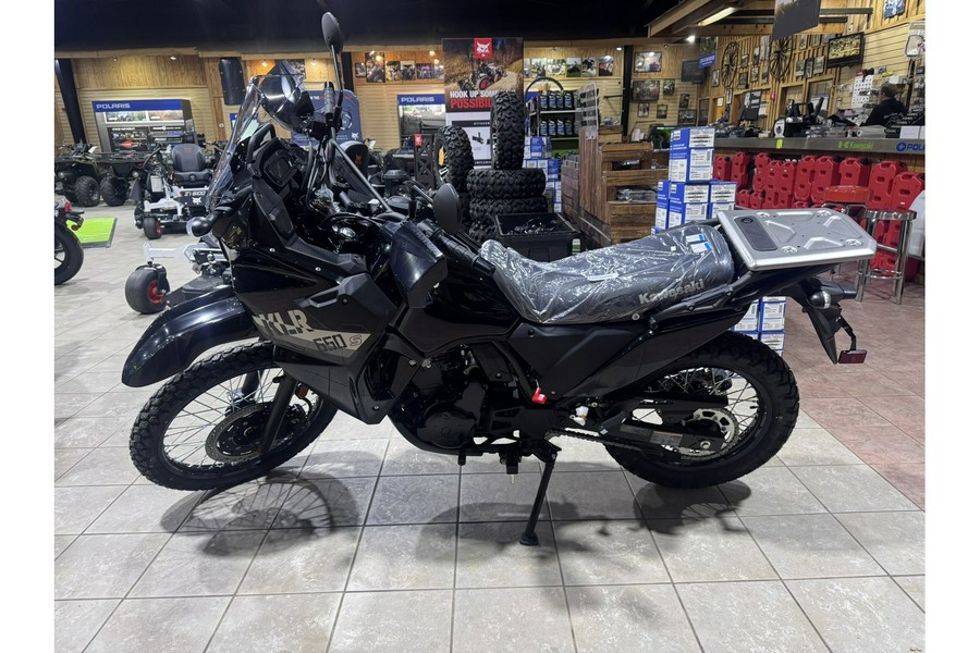 2026 Kawasaki KLR® 650 S Base (DUAL) - Metallic Spark Black