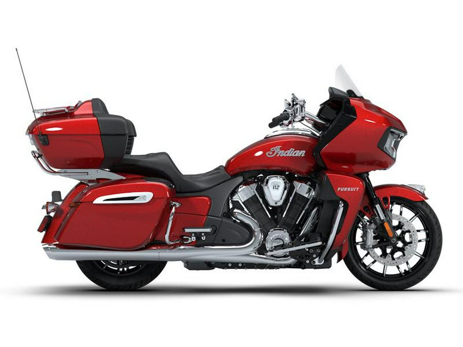 2026 Indian Motorcycle® Pursuit® Limited 112 w/PowerBand Audio Sunset Red Metallic