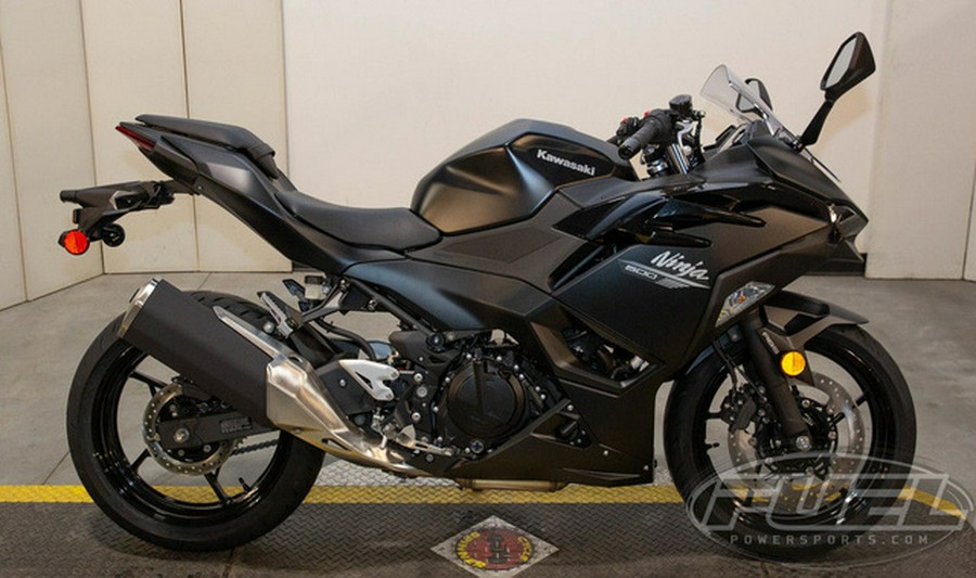 2026 Kawasaki Ninja 500 ABS Metallic Flat Spark Black