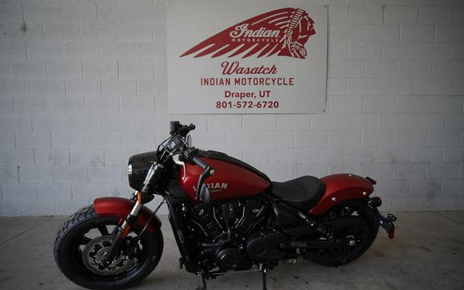 2025 Indian Motorcycle® Scout® Bobber Limited Sunset Red Smoke