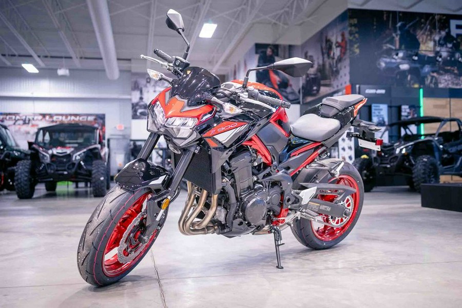 2024 Kawasaki Z900 ABS Candy Persimmon Red/Ebony