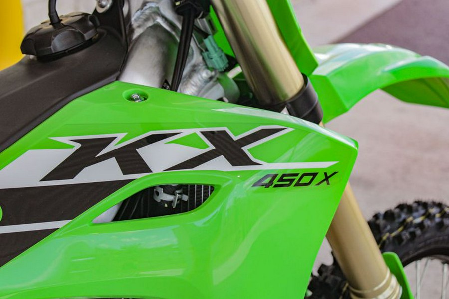 New 2025 KAWASAKI KX 450X LIME GREEN