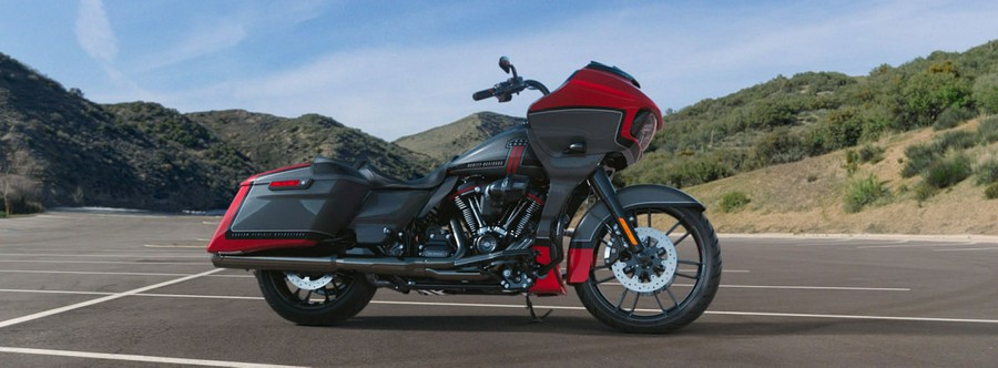 2019 Harley-Davidson® CVO™ Road Glide® Red Pepper & Magnetic Grey with Black Hole