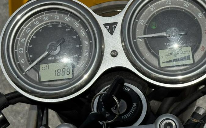 2017 Triumph Street Cup Racing Yellow/Silver Ice