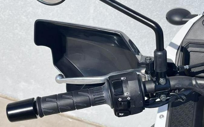 2025 Kawasaki KLR 650 Pearl Crystal WhiteMetallic Carbon Gray