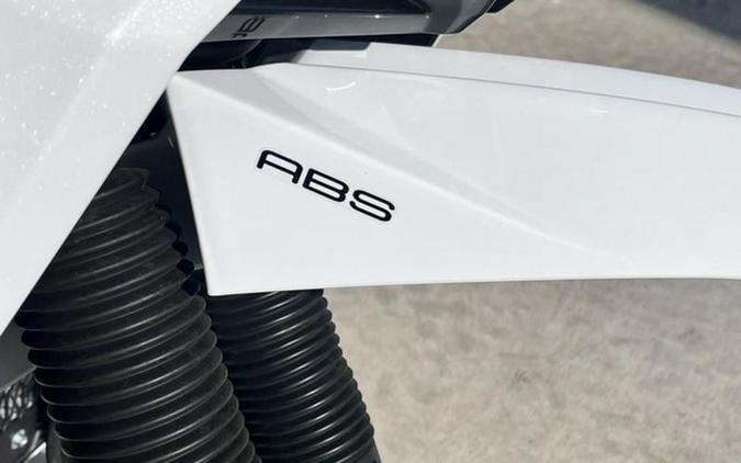 2025 Kawasaki KLR 650 Pearl Crystal WhiteMetallic Carbon Gray