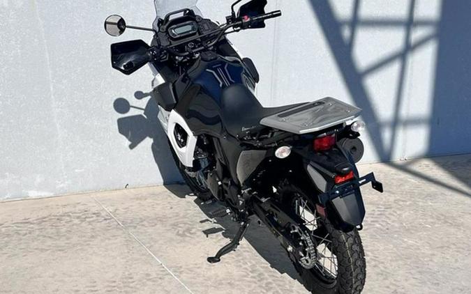 2025 Kawasaki KLR 650 Pearl Crystal WhiteMetallic Carbon Gray