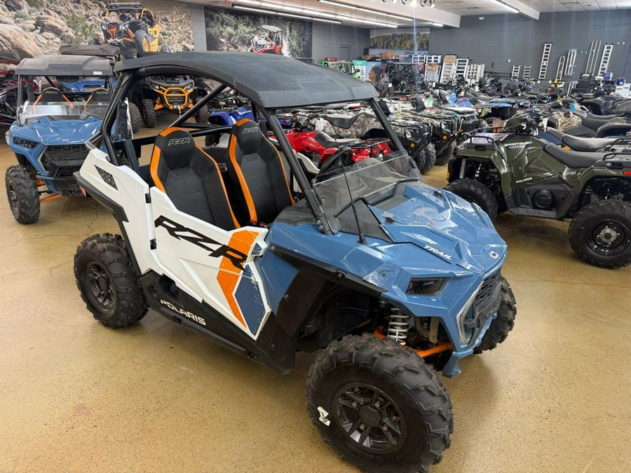 2024 Polaris RZR Trail Ultimate - Storm Blue / White Lightning.