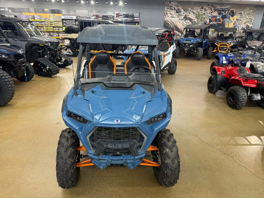 2024 Polaris RZR Trail Ultimate - Storm Blue / White Lightning.