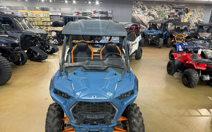 2024 Polaris RZR Trail Ultimate - Storm Blue / White Lightning.