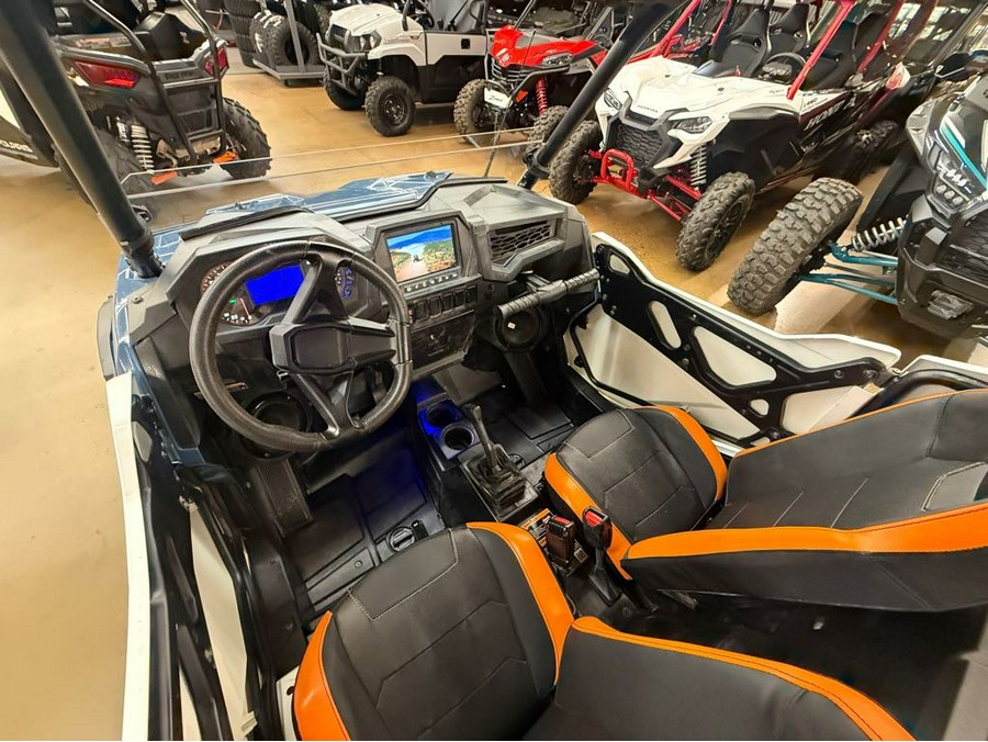 2024 Polaris RZR Trail Ultimate - Storm Blue / White Lightning.