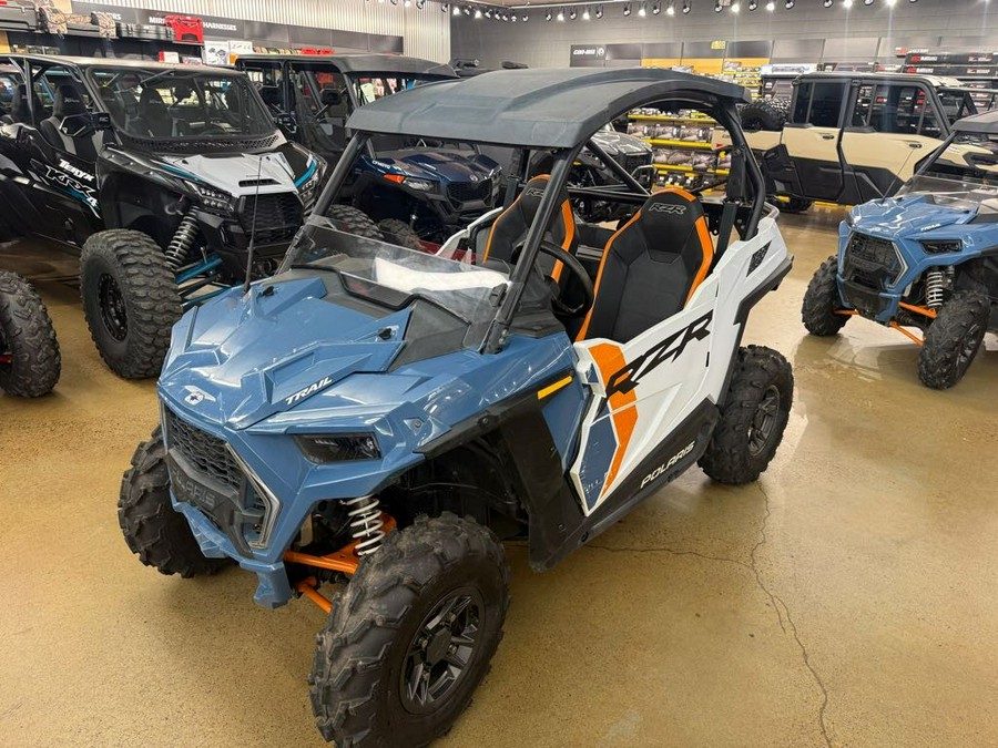 2024 Polaris RZR Trail Ultimate - Storm Blue / White Lightning.