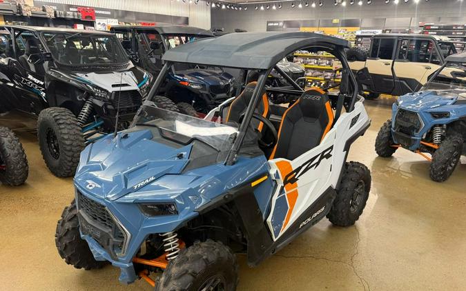 2024 Polaris RZR Trail Ultimate - Storm Blue / White Lightning.